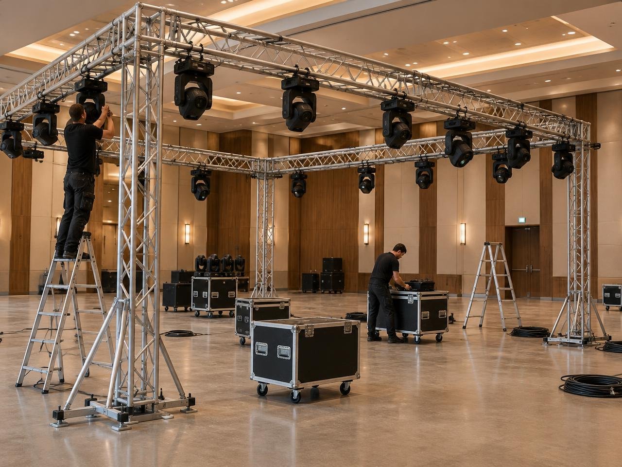 Estructuras Truss para montajes técnicos